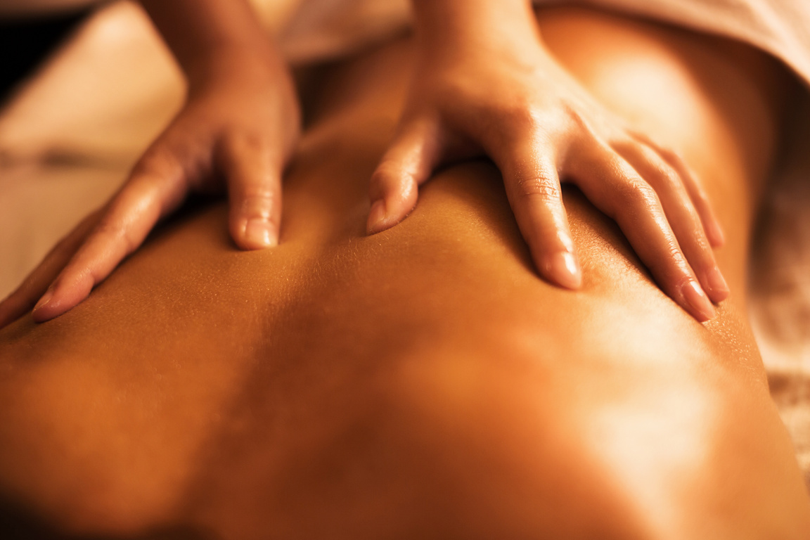Back massage.